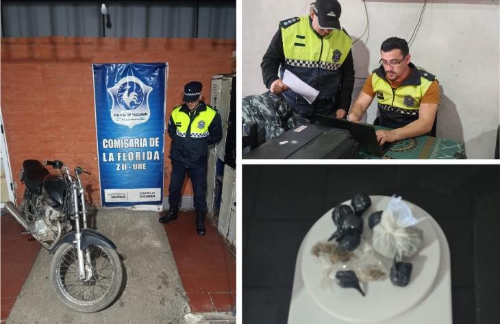 Policía durante allanamiento en Tucumán