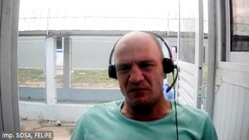 Felipe Sosa en audiencia judicial