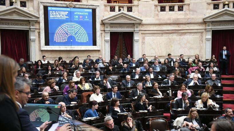 Sesión de la Cámara de Diputados de la Nación