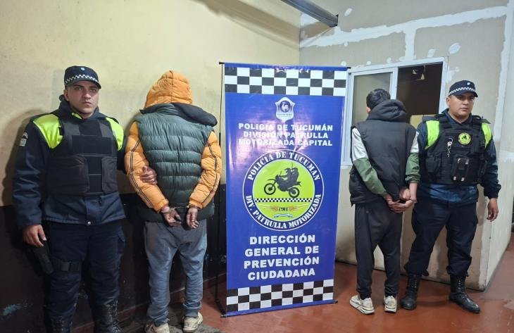 Procedimiento policial en la capital tucumana