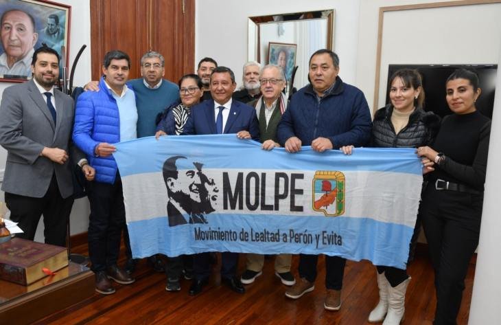 Reunión del ministro Darío Monteros con integrantes del MOLPE