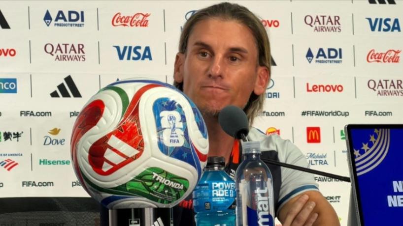 Sebastian Beccacece, entrenador de la selección de Ecuador, durante un partido del Mundial 2026