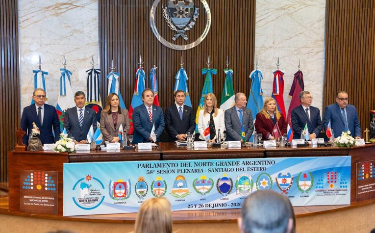 Vicegobernadores del Norte Grande durante la 58° Sesión Plenaria en Santiago del Estero