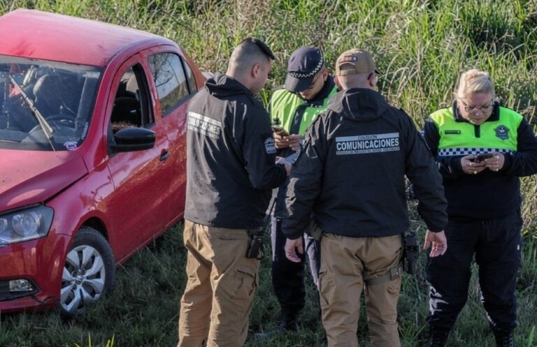 Captura de video del accidente en el acceso a Yonopongo