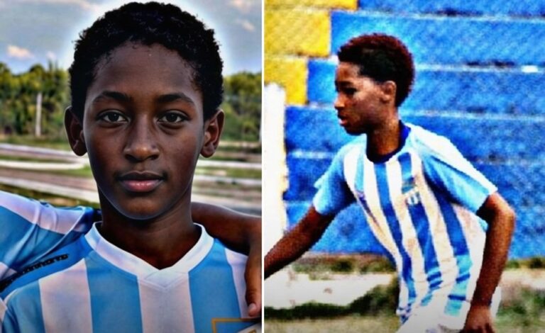Abdul Ndiaye, futbolista de 11 años, en las inferiores de Atlético Tucumán