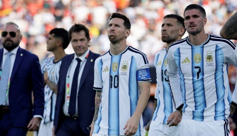 Jugadores de la Selección Argentina durante el Mundial 2026
