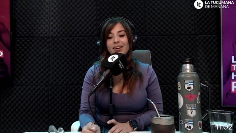 Ana Pedraza conductora de latucumana de mañana en FM95.9