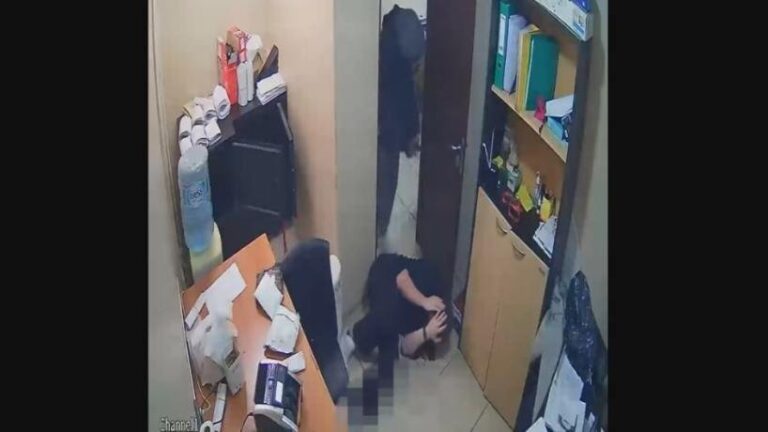 Captura de video del asalto en distribuidora de calle Congreso al 500