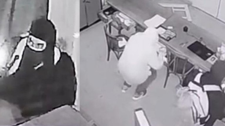 Interior del club Asociación Mitre tras el robo