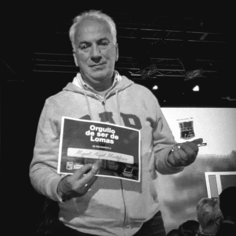 Fotografía de Miguel Montefusco, periodista asesinado en Lomas de Zamora
