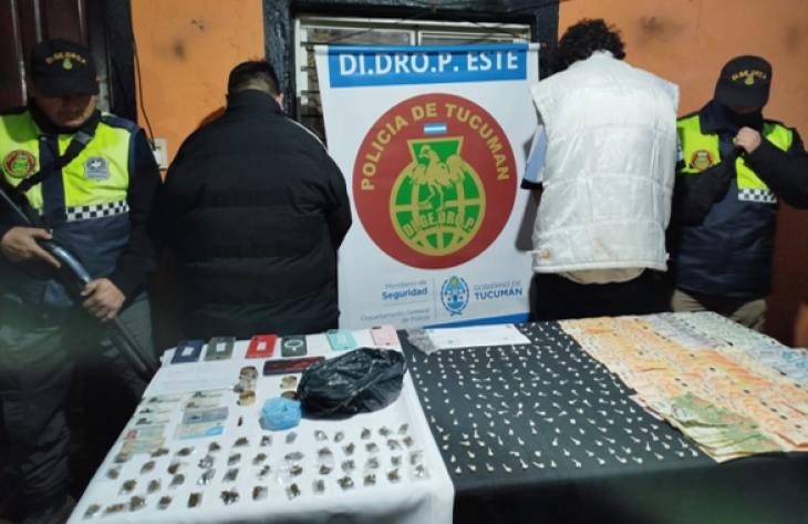 Procedimiento policial en Alderetes con secuestro de drogas