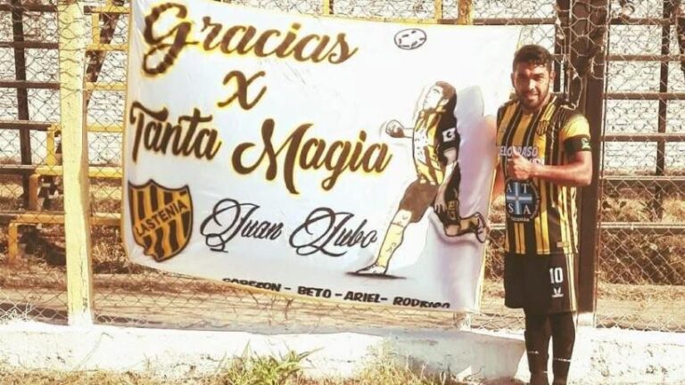Foto de Juan Lubo, exjugador de fútbol de San Martín de Tucumán y Lastenia