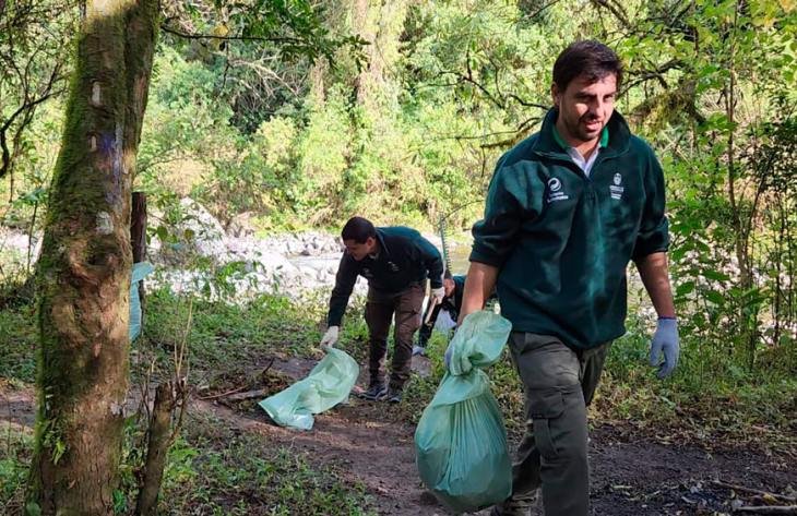 Jornada de limpieza ambiental en la Reserva Provincial Los Sosa, Tucumán