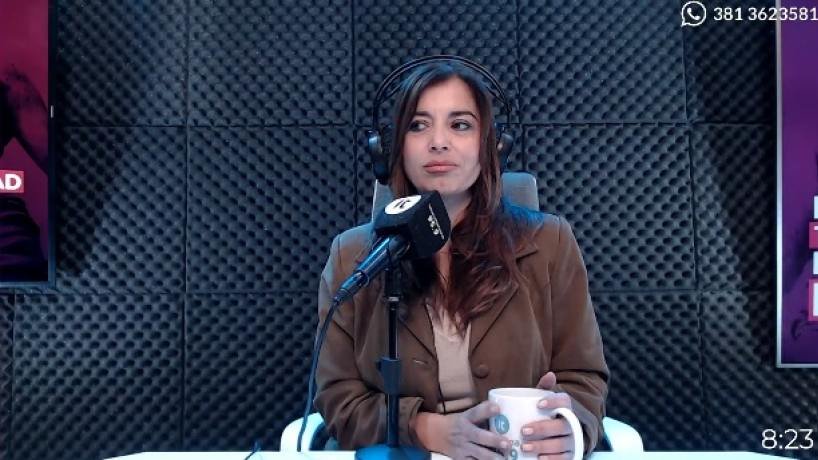 Ana Pedraza conductora de La Tucumana de mañana