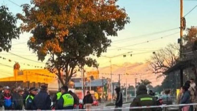 Siniestro vial en avenida San Martín, La Trinidad, Tucumán