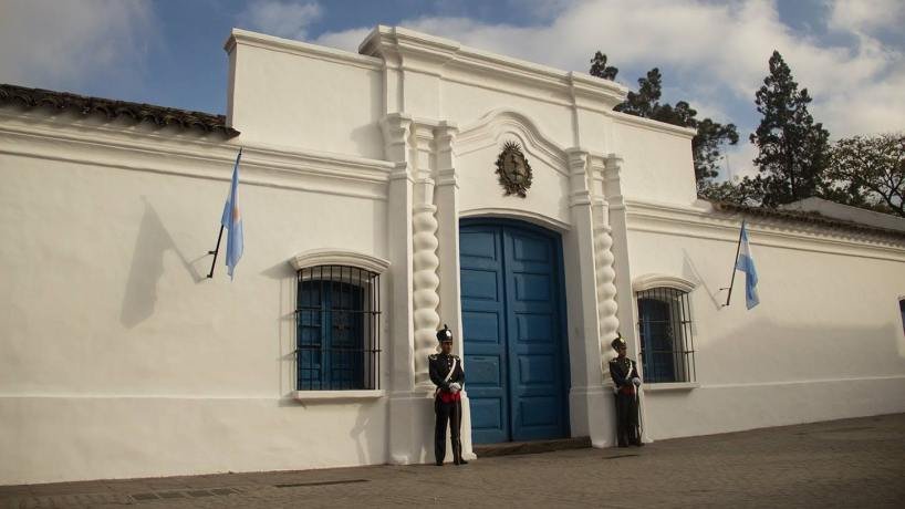 Fachada de la Casa Histórica de Tucumán, sede del Congreso de 1816