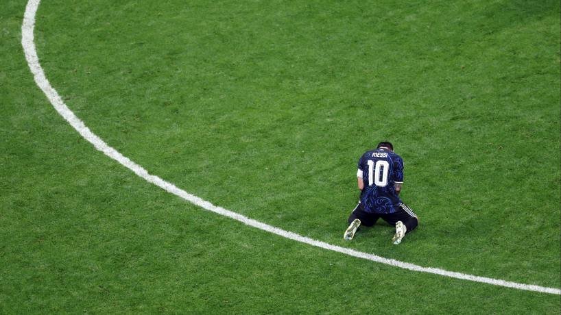Lionel Messi durante el partido contra Inglaterra en el Mundial 2026