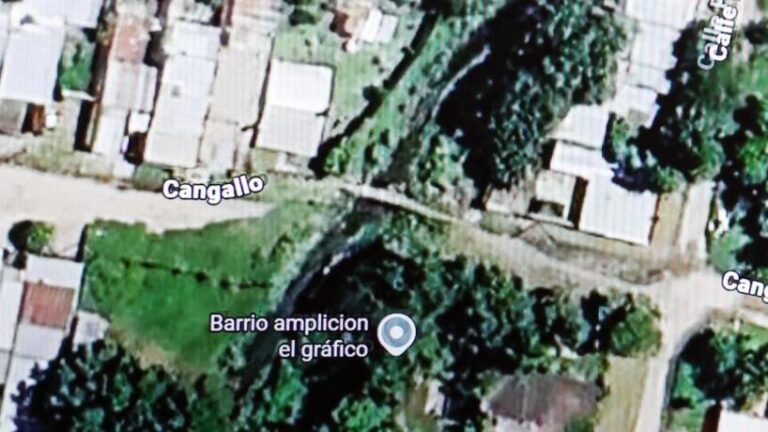 Mapa de obras de renovación de puentes en zona sur de San Miguel de Tucumán