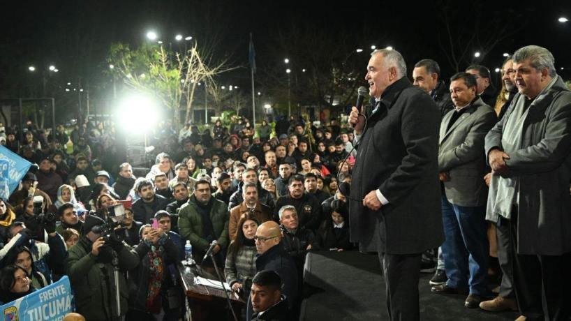 Osvaldo Jaldo en Monteros, Tucumán