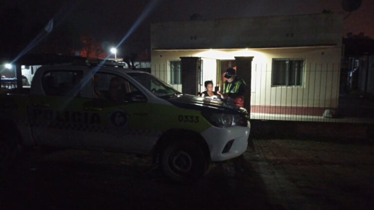 Policía de Tucumán en operativo de protección en Ranchillos