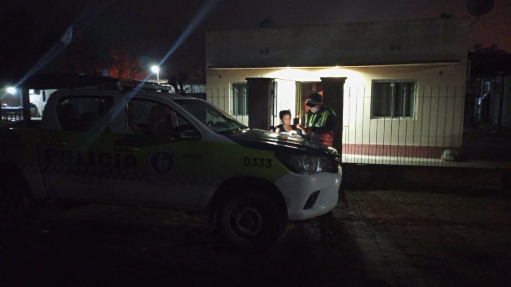 Policía de Tucumán en operativo de protección en Ranchillos