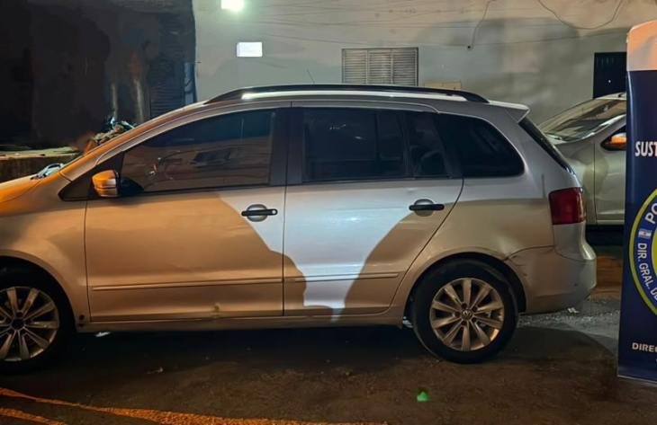 Vehículo recuperado por la policía de Tucumán