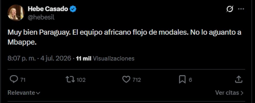 Hebe Casado vicegobernadora Mendoza