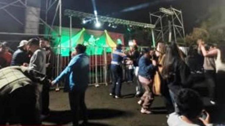 Bebé abandonado en fiestas patronales de San Ignacio, La Cocha
