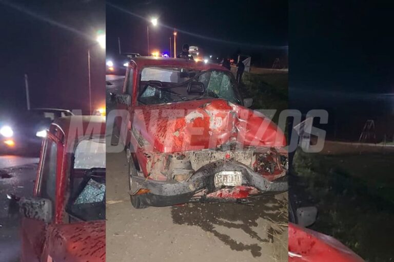 Accidente en Ruta 325 entre automóvil y motocicleta