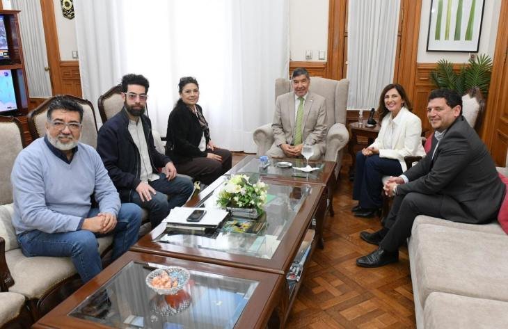 Reunión entre Miguel Acevedo y Julio Pantoja en Casa de Gobierno