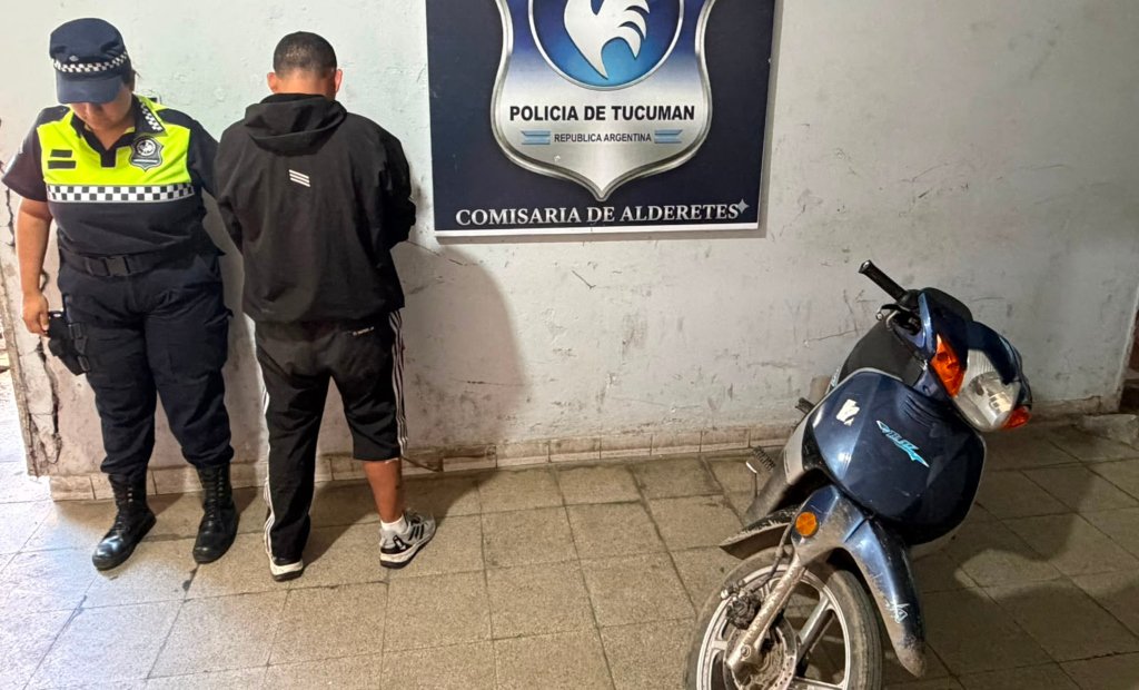 Policía en la vía pública de Alderetes