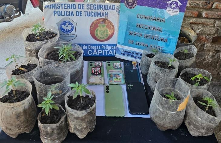 Procedimiento policial en calle Perú al 2000 en Tucumán