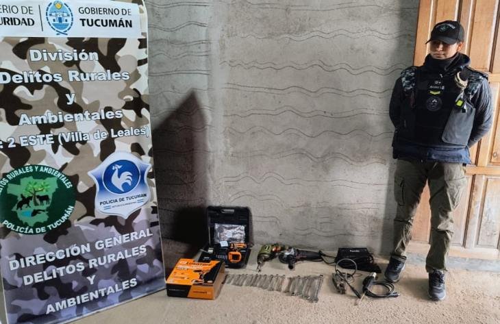 Allanamiento en vivienda de Leales