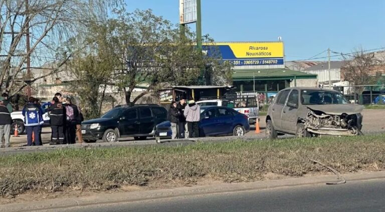 Lugar del accidente en el acceso hacia Monte Cristo, zona barrio Palmar
