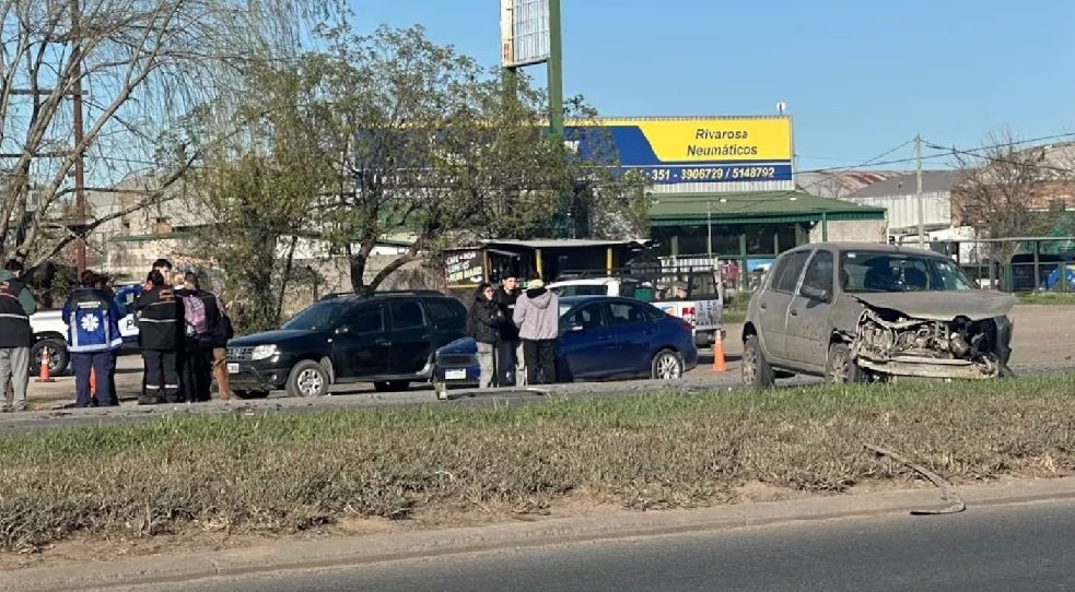Lugar del accidente en el acceso hacia Monte Cristo, zona barrio Palmar