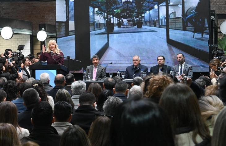 Inauguración del Mercado de la Ciudad en San Miguel de Tucumán
