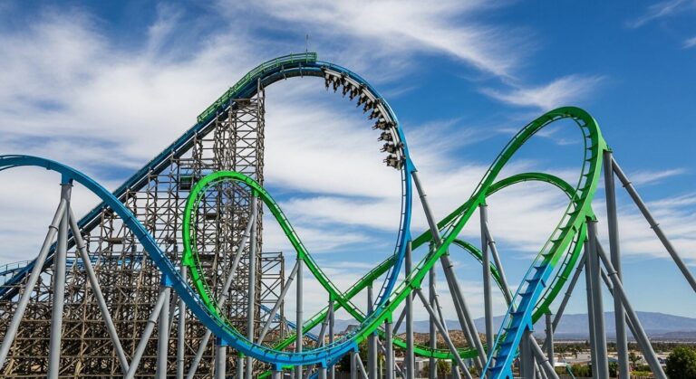 Montaña rusa X2 en Six Flags Magic Mountain