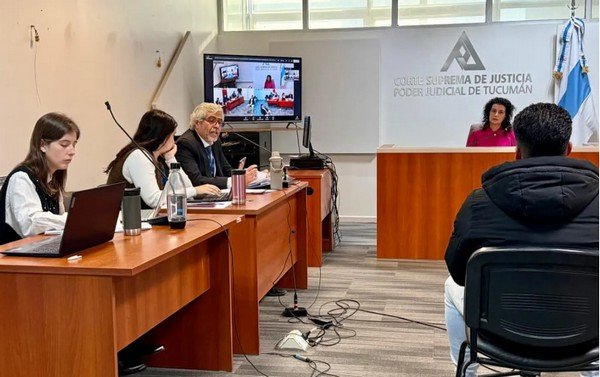 Tribunales de San Miguel de Tucumán durante el juicio