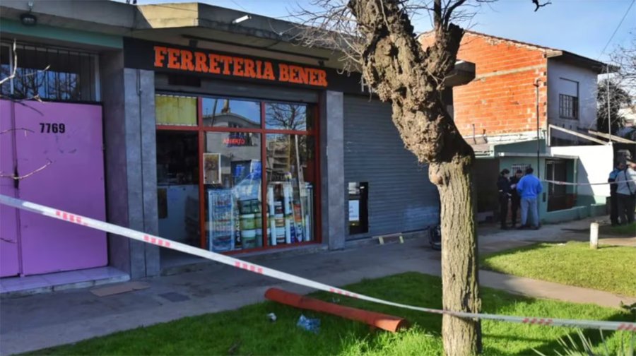 Ferretería en Mar del Plata donde ocurrió el hecho