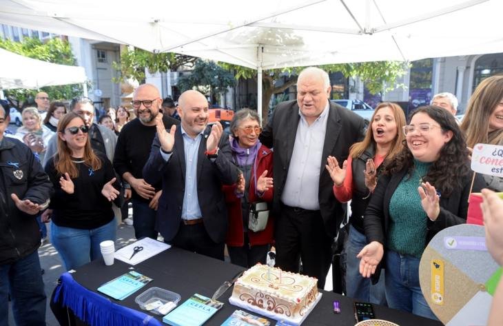 Evento por el segundo aniversario del CREAS en Plaza Independencia, Tucumán