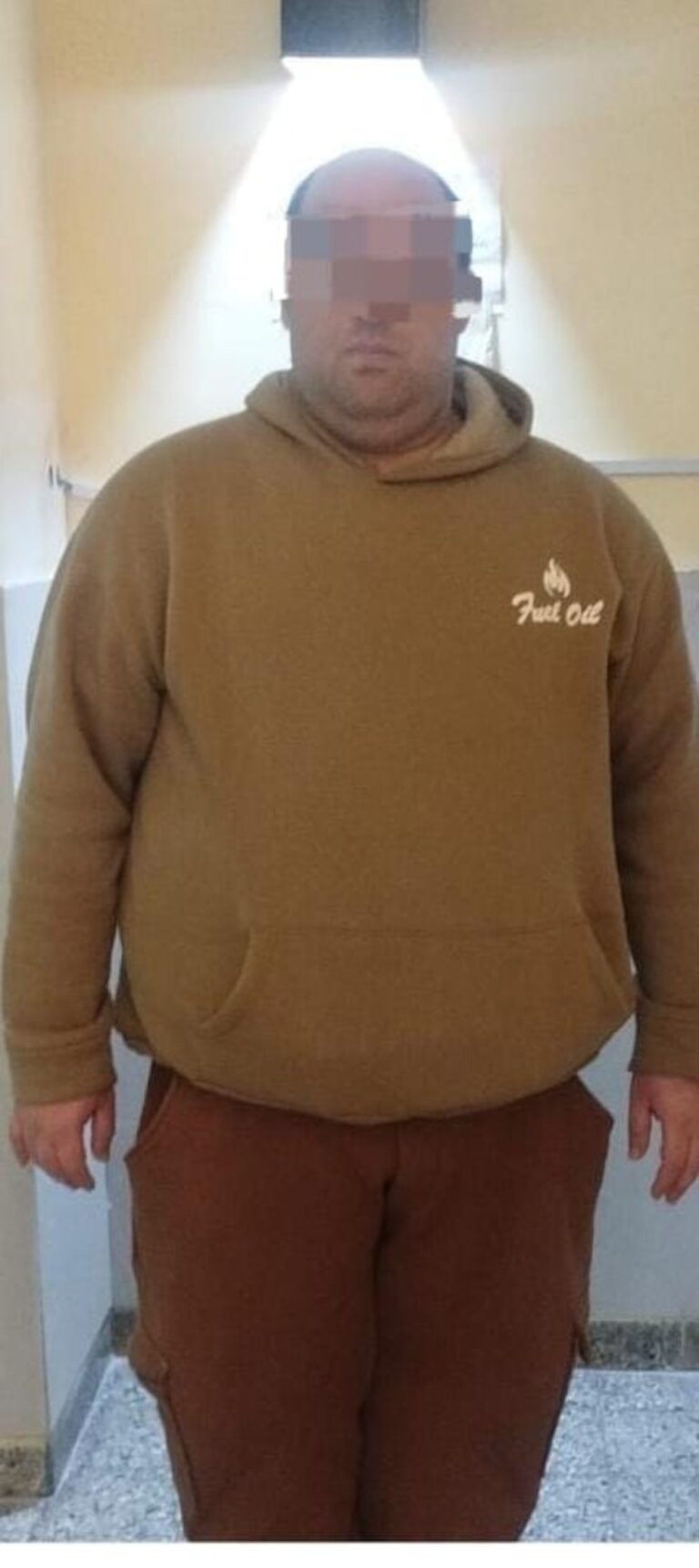Pablo Emanuel Thomas Llanes al momento de su detención