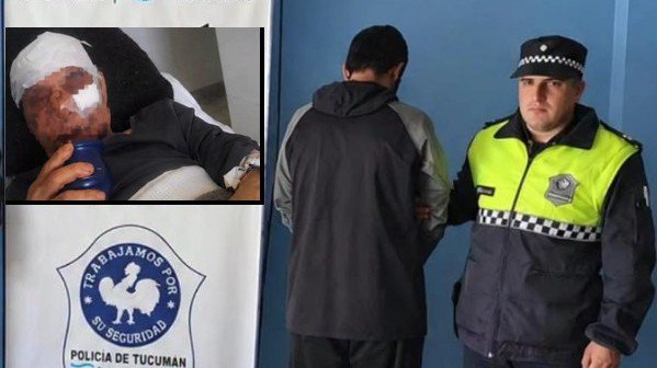 Efectivos policiales durante un operativo en Villa Quinteros