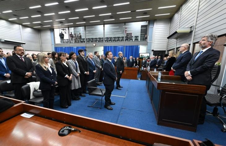 Ceremonia de jura de jueces en el Tribunal Oral Federal de Tucumán