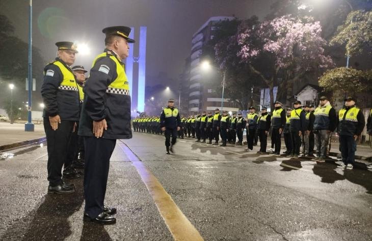 Operativo de prevención de la Unidad Regional Capital en el Gran San Miguel de Tucumán