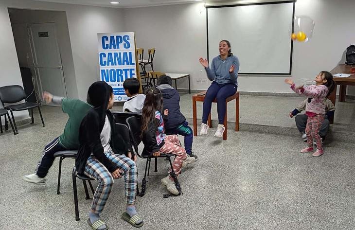 Taller de aprendizaje activo para niños en el Caps Canal Norte