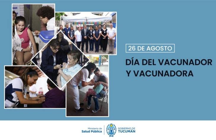 Vacunadores de Tucumán en operativo de vacunación