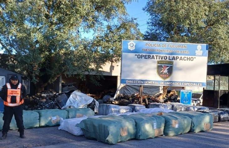 Secuestro de bultos de prendas textiles en el Puesto Fronterizo 7 de Abril