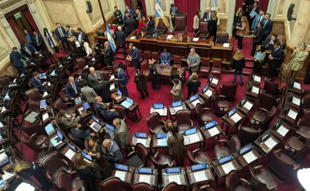 Vista del Senado de la Nación Argentina