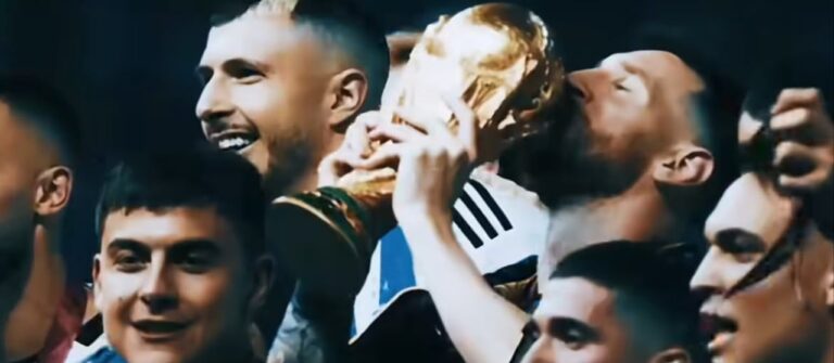 Lionel Messi con la camiseta de la Selección argentina