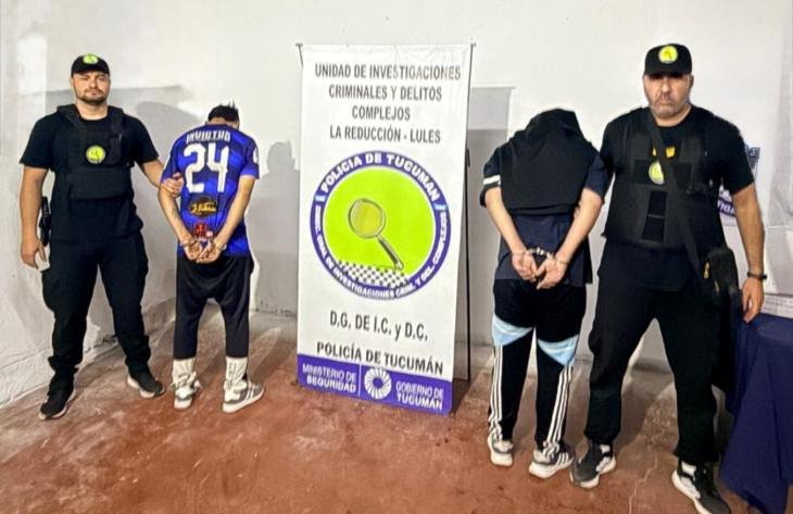 Procedimiento policial en el barrio Tuyango de Lules